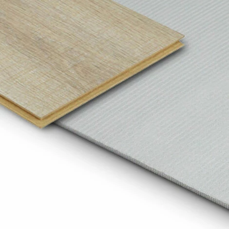 BITUXX XPS Trittschalldämmung 5mm 25m² Fußboden Dämmung Unterlage Laminat Parkett Grau – Bild 4
