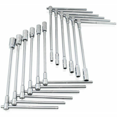 BITUXX 12 tlg Innen Sechskant Steckschlüssel Werkzeug Set Stecknuss Satz mit Tragekoffer T-Griff Nuss (8-19mm) BITUXX 12 Tlg Innen Sechskant Steckschlüssel Werkzeug Set Stecknuss Satz Mit Tragekoffer T-Griff Nuss (8-19mm) -BITUXX Geschäft 28376507 2