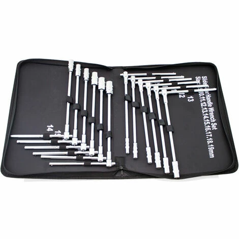 BITUXX 12 tlg Innen Sechskant Steckschlüssel Werkzeug Set Stecknuss Satz mit Tragekoffer T-Griff Nuss (8-19mm) BITUXX 12 Tlg Innen Sechskant Steckschlüssel Werkzeug Set Stecknuss Satz Mit Tragekoffer T-Griff Nuss (8-19mm) -BITUXX Geschäft 28376507 4