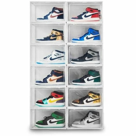 BITUXX 3er Set Weiße Schuhbox Stapelbar Aufbewahrungsbox Kunststoffbox Schuhkasten Schuhkarton Schuhorganizer bis Gr.47 BITUXX 3er Set Weiße Schuhbox Stapelbar Aufbewahrungsbox Kunststoffbox Schuhkasten Schuhkarton Schuhorganizer Bis Gr.47 -BITUXX Geschäft 29106045 1