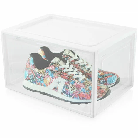 BITUXX 3er Set Weiße Schuhbox Stapelbar Aufbewahrungsbox Kunststoffbox Schuhkasten Schuhkarton Schuhorganizer bis Gr.47 BITUXX 3er Set Weiße Schuhbox Stapelbar Aufbewahrungsbox Kunststoffbox Schuhkasten Schuhkarton Schuhorganizer Bis Gr.47 -BITUXX Geschäft 29106045 2