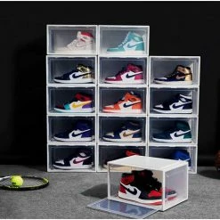 BITUXX 3er Set Weiße Schuhbox Stapelbar Aufbewahrungsbox Kunststoffbox Schuhkasten Schuhkarton Schuhorganizer Bis Gr.47 2 BITUXX 3er Set Weiße Schuhbox Stapelbar Aufbewahrungsbox Kunststoffbox Schuhkasten Schuhkarton Schuhorganizer Bis Gr.47 -BITUXX Geschäft 29106045 3