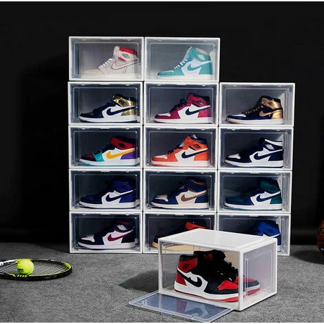 BITUXX 3er Set Weiße Schuhbox Stapelbar Aufbewahrungsbox Kunststoffbox Schuhkasten Schuhkarton Schuhorganizer bis Gr.47 BITUXX 3er Set Weiße Schuhbox Stapelbar Aufbewahrungsbox Kunststoffbox Schuhkasten Schuhkarton Schuhorganizer Bis Gr.47 -BITUXX Geschäft 29106045 3