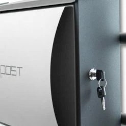 BITUXX Design Doppelstandbriefkasten Briefkastenanlage Seitenschloss Und Zeitungsfach Dunkelgrau / Hellgrau 4 BITUXX Design Doppelstandbriefkasten Briefkastenanlage Seitenschloss Und Zeitungsfach Dunkelgrau / Hellgrau -BITUXX Geschäft 29356350 5