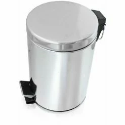 BITUXX Abfalleimer Kosmetikeimer 3L Mülleimer Treteimer Badeimer 3 Liter Für Küche Bad Haushalt