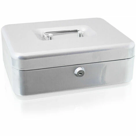 BITUXX Geldkassette 25 cm groß abschließbar Münz Geld Zählbrett Kasse Safe hellgrau 250mm (mit Münzeinlage) BITUXX Geldkassette 25 Cm Groß Abschließbar Münz Geld Zählbrett Kasse Safe Hellgrau 250mm (mit Münzeinlage) -BITUXX Geschäft 29826172 5