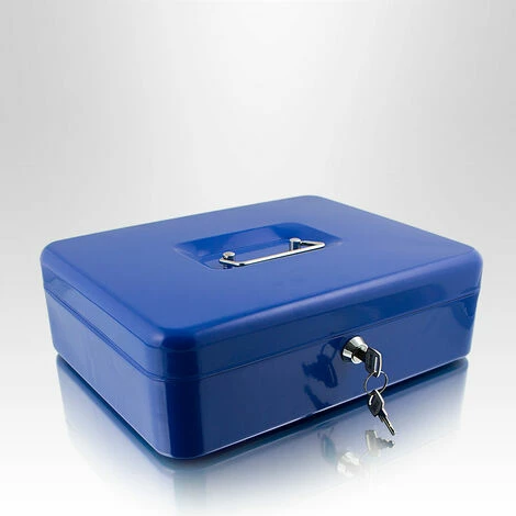 BITUXX Geldkassette 30 cm groß flach abschließbar Münz Geld Zählbrett Kasse blau 300mm (mit Zählbrett) BITUXX Geldkassette 30 Cm Groß Flach Abschließbar Münz Geld Zählbrett Kasse Blau 300mm (mit Zählbrett) -BITUXX Geschäft 29826205 4