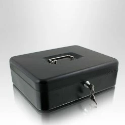 BITUXX Geldkassette 30 Cm Groß Flach Abschließbar Münz Geld Zählbrett Kasse Schwarz 300mm (mit Zählbrett) 3 BITUXX Geldkassette 30 Cm Groß Flach Abschließbar Münz Geld Zählbrett Kasse Schwarz 300mm (mit Zählbrett) -BITUXX Geschäft 29826750 4