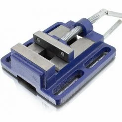 BITUXX Universal Maschinenschraubstock 80mm Schraubstock Säulen Tisch Stand Bohrmaschine