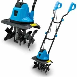 BITUXX Elektro Gartenfräse Bodenhacke Motorhacke Bodenfräse Kultivator 1050W 32cm Arbeitsbreite