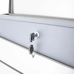 BITUXX Design Doppel Standbriefkasten 18395 Briefkasten Briefkastenanlage Freistehender Postkasten Mit Zeitungsfach Anthrazit Graphit Edelstahl -BITUXX Geschäft 36516325 5