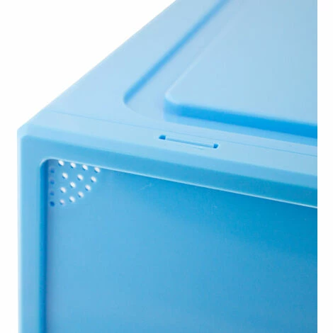BITUXX 3er Set Blaue Schuhbox Stapelbar Aufbewahrungsbox Kunststoffbox Schuhkasten Schuhkarton Schuhorganizer Bis Gr.47 5 BITUXX 3er Set Blaue Schuhbox Stapelbar Aufbewahrungsbox Kunststoffbox Schuhkasten Schuhkarton Schuhorganizer Bis Gr.47 – Bild 5