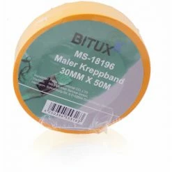 BITUXX 50M Profi Maler Kreppband Goldband Abdeckband Klebeband 30 Mm