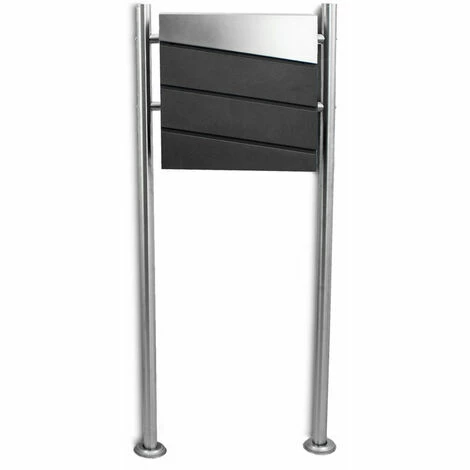 BITUXX Freistehender Design Standbriefkasten 18437 Briefkastenanlage Briefkasten mit Zeitungsfach Anthrazit Graphit Optik und Edelstahl Einwurf BITUXX Freistehender Design Standbriefkasten 18437 Briefkastenanlage Briefkasten Mit Zeitungsfach Anthrazit Graphit Optik Und Edelstahl Einwurf -BITUXX Geschäft 39859865 3