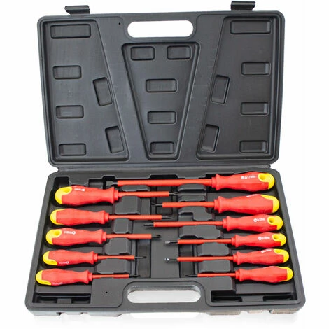 Bituxx 11 tlg. Schraubendreher Set isoliert Kreuz Schlitz Schraubenzieher Magnetisch CrV Stahl Bituxx 11 Tlg. Schraubendreher Set Isoliert Kreuz Schlitz Schraubenzieher Magnetisch CrV Stahl -BITUXX Geschäft 40450988 2
