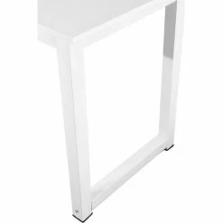 Bituxx Schreibtisch Computertisch Bürotisch Officetisch PC Tisch Desk Table 120x60cm (Weiss/Ahorn) -BITUXX Geschäft 42827169 5