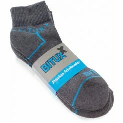 BITUXX 9 Paar Quaters Freizeit & Arbeitssocken Grau 43-46