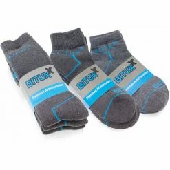 BITUXX 9er Set Socken Sneakers / Quaters / Full 47-50 Grau