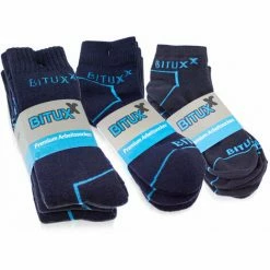 BITUXX 9er Set Socken Sneakers / Quaters / Full 39-42 Navy