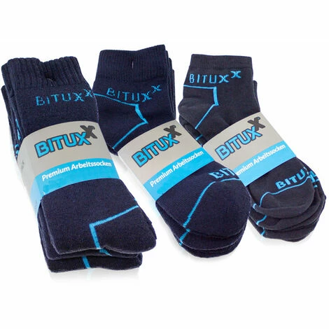 BITUXX 9er Set Socken Sneakers / Quaters / Full 39-42 Navy BITUXX 9er Set Socken Sneakers / Quaters / Full 39-42 Navy -BITUXX Geschäft 45034124 1