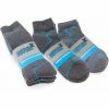 BITUXX 9er Set Socken Sneakers / Quaters / Full 39-42 Grau