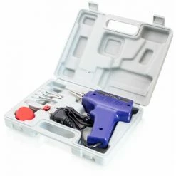 Bituxx 100W Lötkolben Set 6-tlg. Lötset Lötpistole Elektronik Set Inklusive Lötspitzen, Lötfett Und Lötdraht