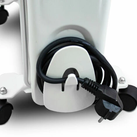 BITUXX 2500W elektrischer Ölradiator Heizkörper 3 Heizstufen 11 Rippen weiß BITUXX 2500W Elektrischer Ölradiator Heizkörper 3 Heizstufen 11 Rippen Weiß -BITUXX Geschäft 64128901 5