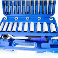 Bituxx 43 Tlg. Stoßdämpfer Werkzeug Set Steckschlüssel Satz Domlager Dämpferschlüssel Federbein Schlüssel KFZ Auto 3 Bituxx 43 Tlg. Stoßdämpfer Werkzeug Set Steckschlüssel Satz Domlager Dämpferschlüssel Federbein Schlüssel KFZ Auto -BITUXX Geschäft 69757897 4