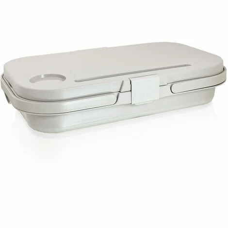 BITUXX Picknickkorb faltbar mit Deckel Picknicktisch picnic basket Einkaufskorb Camping Korb (Beige) BITUXX Picknickkorb Faltbar Mit Deckel Picknicktisch Picnic Basket Einkaufskorb Camping Korb (Beige) -BITUXX Geschäft 71909061 2