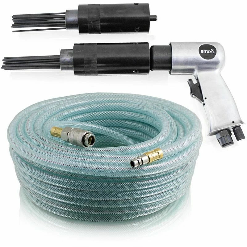 BITUXX Druckluft Nadelentroster Entroster Rostentferner Nadelpistole 4000 U/min + 2 Nadelköpfe mit 19 Nadeln Ø 3mm (Nadelentroster + 2 Nadelköpfe + Druckluftschlauch) BITUXX Druckluft Nadelentroster Entroster Rostentferner Nadelpistole 4000 U/min + 2 Nadelköpfe Mit 19 Nadeln Ø 3mm (Nadelentroster + 2 Nadelköpfe + Druckluftschlauch) -BITUXX Geschäft druckluft nadelentroster entroster rostentferner nadelpistole 4000 u min 2 nadelkoepfe mit 19 nadeln 3mm nadelentroster 2 nadelkoepfe druckluftschlauch L 5483331 24701589 1